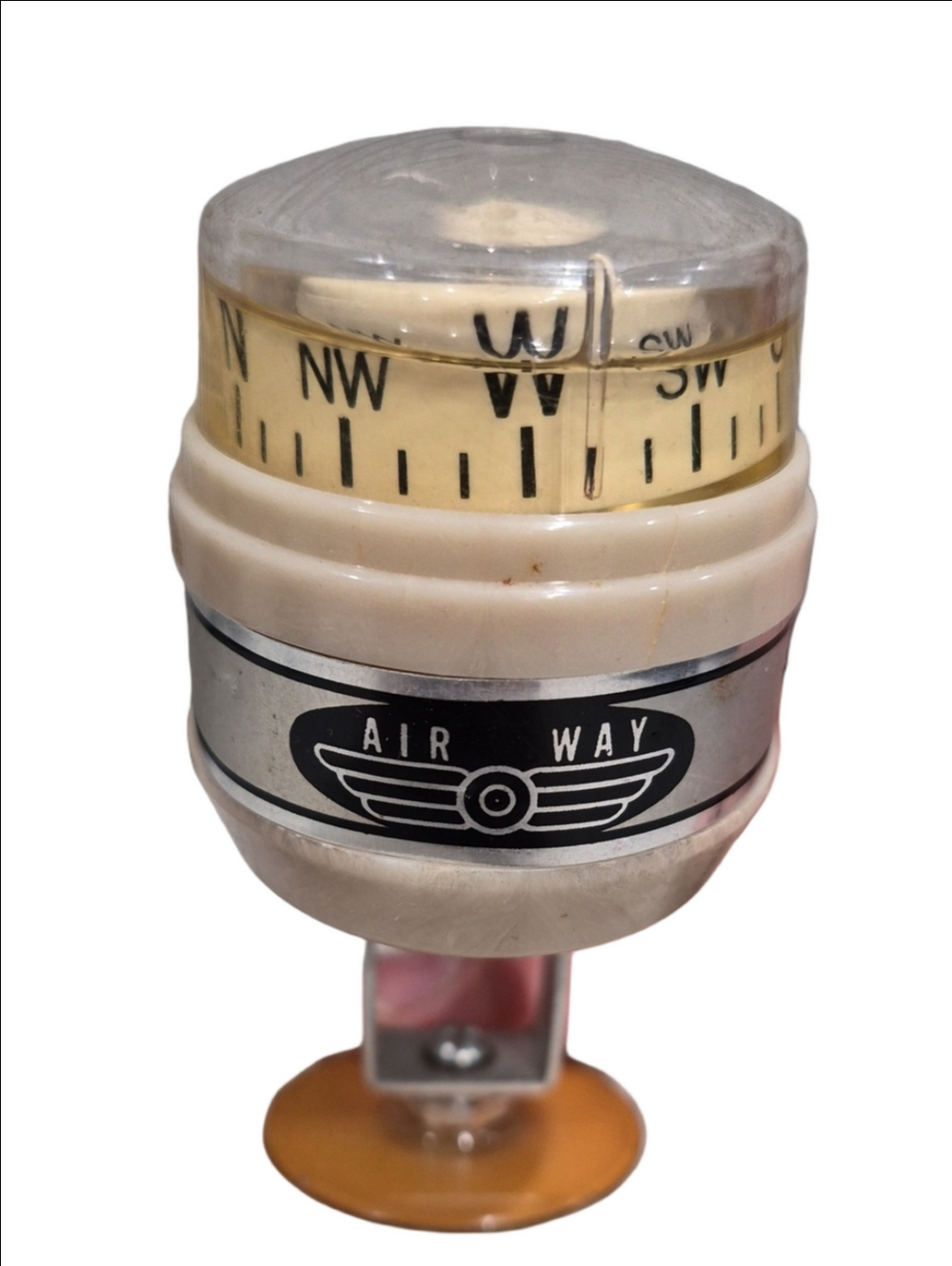 Vintage Air-Way Auto Dashboard Compass - Sherrill Corp Mexico Indiana